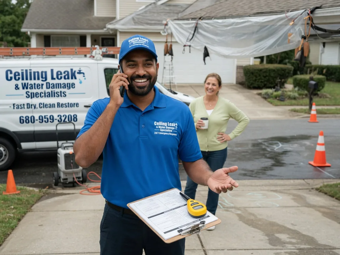 Ceiling Leak Cleanup Herndon, VA FAQs